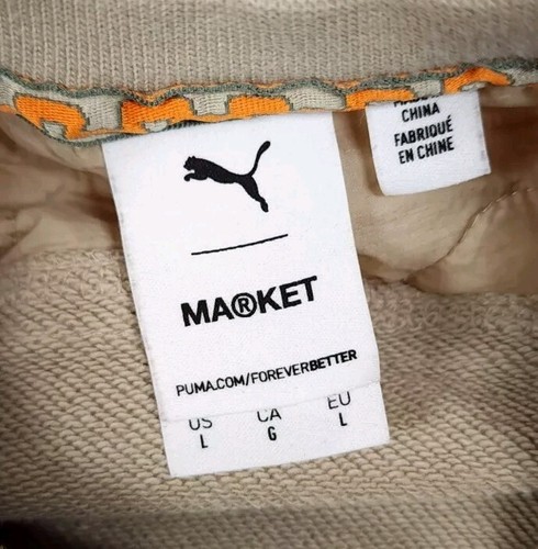 Puma x Chinatown Market CrewNeck Camo Sweatshirt Mens Large - Picture 5 of 5
