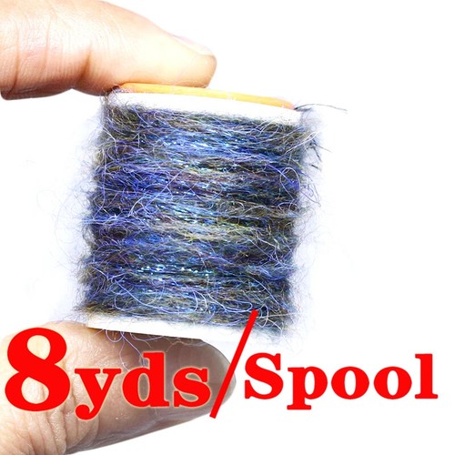 Spools Fly Tying Dirty Bug Yarn Mottled Dubbing Thread Nymph Scud Bug DIY Set - Picture 14 of 14
