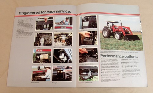 Vintage White Farm Equip 2-55/2-65/3-75 Tractors Advertising Brochure-Ca 1970's! - Picture 7 of 9