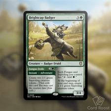 MTG Magic Brightcap Badger 0028 Commander: Bloomburrow BLC