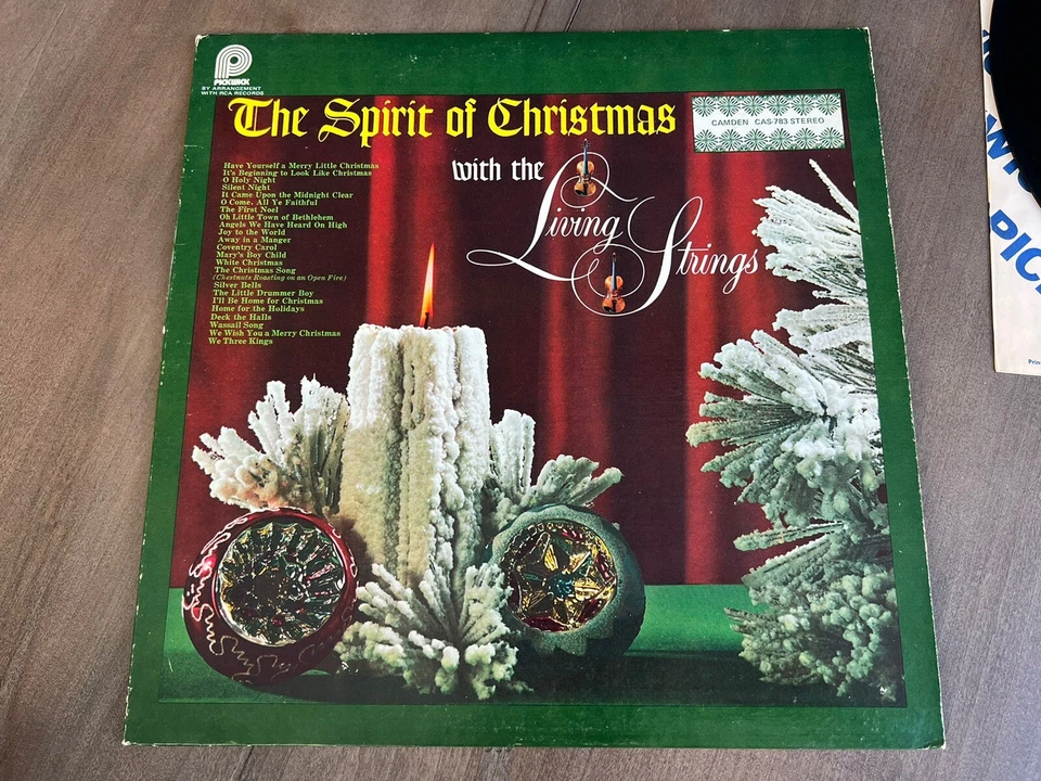 The Spirit Of Christmas With The Living Strings Vintage Vinyl LP MCA CAS-783 EX Foto 2 de 4