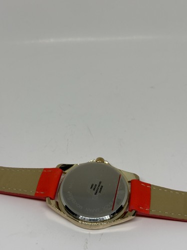 Womens Wrist Watch Candy Color Red Jeweled Quartz - Picture 6 of 8