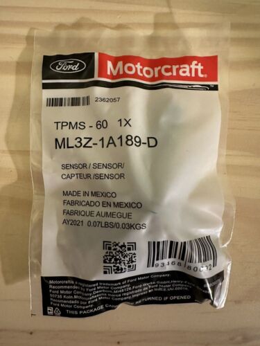 New OEM Motorcarft 433 mhz TPMS Set ML3Z-1A189-D ML3Z1A189D Fits Ford Trucks - Picture 3 of 6
