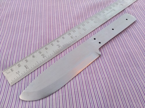 8.25" custom made big spring steel special design hunting knife blank blade - Picture 1 of 6