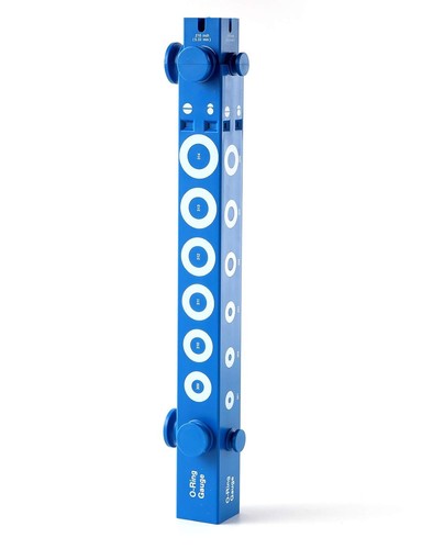 O-Ring Gauge Make Work Smart, Telescoping O Ring Sizing Plastic Gauge, Blue  - Bild 5 von 7