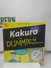2 University Games Boardgame Sudoku & Kakuro for Dummies The Game - Sealed