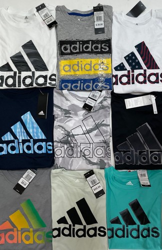 NWT Boys Adidas Short or ASSTRD Long Sleeve T-Shirts; Szs 4 thru 8, 10-12, 14-16 - Picture 3 of 87