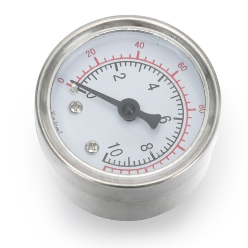 Dual Inlet AN6 Fuel Line Fit Holley 4150 Double Pumper - Braided Black + Gauge - Picture 6 of 13