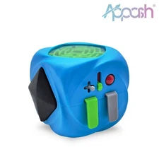 Fidget Cube Stress Anxiety Pressure Relieving Sensory Toy for Focus[Blue]