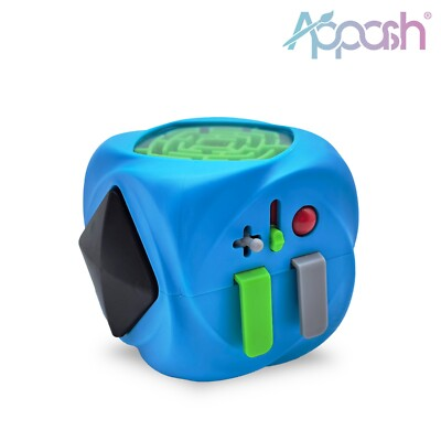 #ad #ad Fidget Cube Stress Anxiety Pressure Relieving Sensory Toy for Focus Blue $12.98
