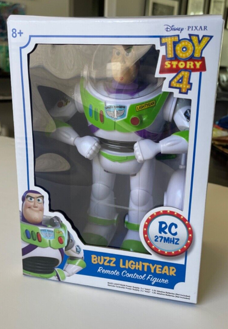 Disney Pixar Buzz Lightyear Toy Story 4 Remote Control Figure 8.5" RC 27MHZ New