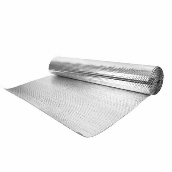 Double Foil Single Layer Air Bubble Wrap Aluminum Insulation Roll 1.2m