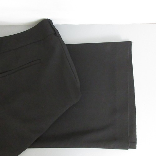 Norma Kamali Black Dress Pants Sz 18 Straight Leg Pockets Classic Career Office - Bild 7 von 8