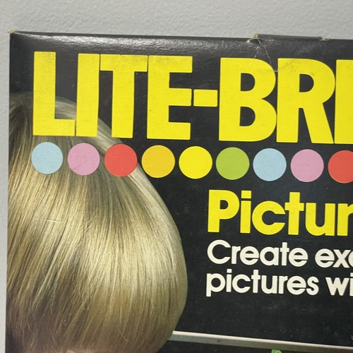 Vintage 1978 Lite Brite Picture Refill 12 Pictures & 24 Guide Sheets New Unopen - Picture 8 of 10