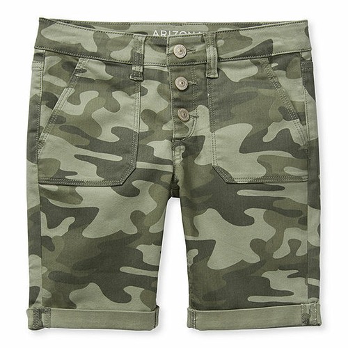 Little & Big Girls Regular & Plus Adjustable Waist Bermuda Short - Picture 5 of 12