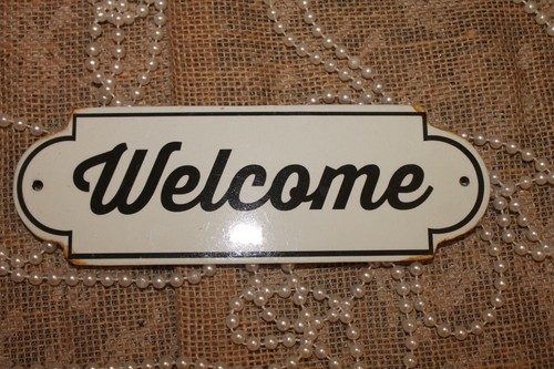Metal Sign - Welcome - Picture 1 of 2