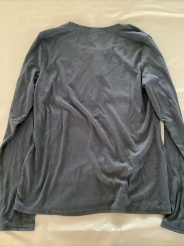 Calvin Klein Womens Blue Lounge/Pyjama Top Size M - Picture 3 of 5
