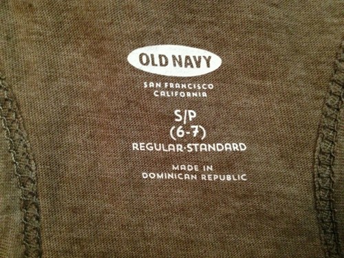 NWT Girl's Old Navy Olive Green Tank Top - Sparkly Totally Chill - Size S (6-7) - Picture 3 of 4