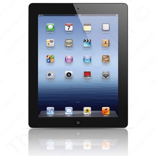 Apple iPad 4 MD510LL/A 4th Gen 9.7" Retina 2K 16GB 5MP A6X WiFi Bluetooth Black - Picture 2 of 4