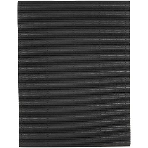 Corrugated Cardboard Paper Sheets 8.5 x 11 in Black 48-Pack - Picture 3 of 9