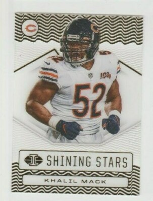 2020 Panini Illusions Shining Stars Khalil Mack Chicago Bears #4 Acetate