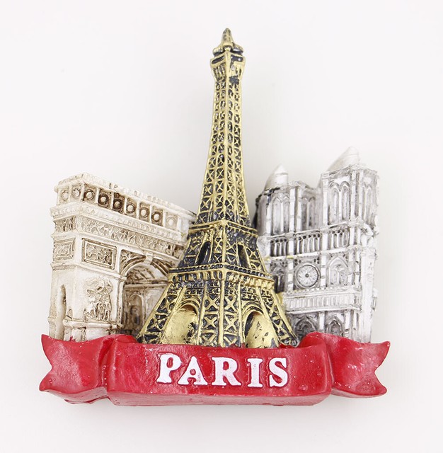 Paris Landmark France Fridge Magnet Tourist Souvenir Gift 3D Resin High Quality Paris Landmark France Fridge Magnet Tourist Souvenir Gift 3D Resin High Quality