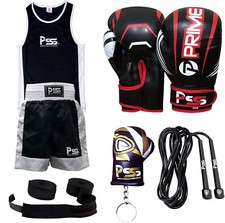Kids Boxing Glove Uniform Focus Pad Hand Wrap Sparring Training Muay Thai,MMA
