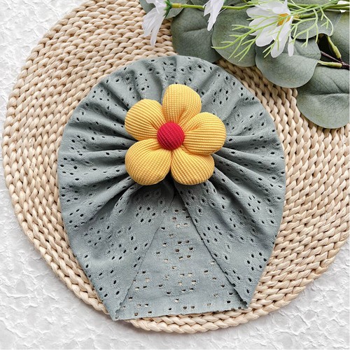 Newborn Infant Bonnet Baby Girl Turban Hat Toddler Headwraps Baby Headbands So L - Picture 11 of 28