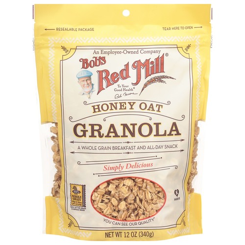 Bob's Red Mill Müsli Granola Honig Hafer 12 Unzen (4er Pack) - Bild 1 von 2