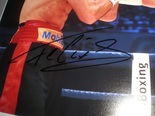 Fedor Chudinov + Felix Sturm signed autograph Autogramm 8x11 photo in person   - Picture 4 of 5