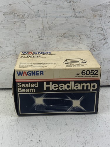1 Vintage Wagner sealed Beam Headlamp 12v 6052 new Old Stock - Picture 1 of 5