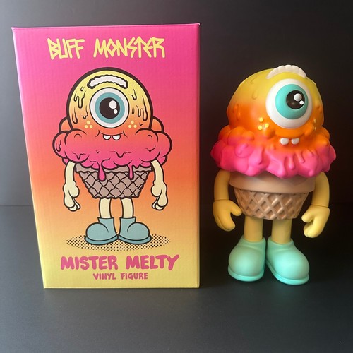 SIGNED MELTY MISFITS GRADIENT VINYL FIGURE 10" Garbage Pail Kids - Picture 1 of 4
