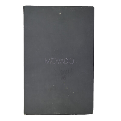Movado Black Logo Presentation Movado Logo, symbol, meaning, history, PNG, brand main image 3