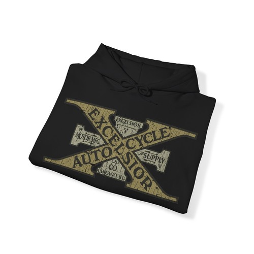 Sudadera con capucha vintage para hombre Excelsior Auto Cycle 1907 - Imagen 18 de 71