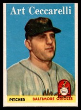 1958 Topps #191 Art Ceccarelli G / VG