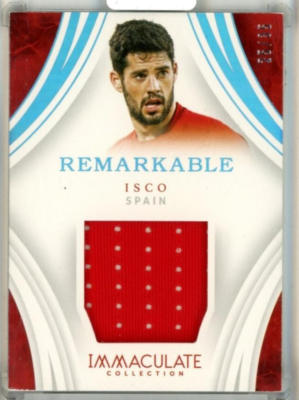 2017 Panini Immaculate イスコ メモラビリアカード 2017 Panini Immaculate Collection Isco Remarkable
