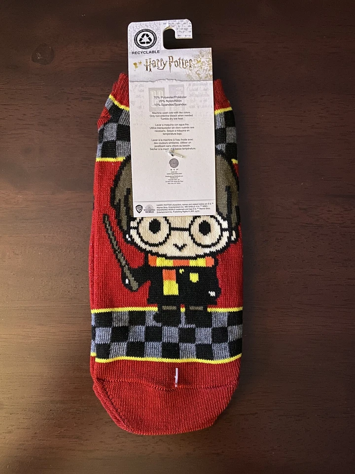 1 par de calcetines Harry Potter Chibi Harry No-Show NUEVO Foto 2 de 2