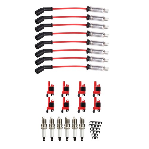 8PCS 12V Ignition Coil+Spark Plug+Wire For Chevy Suburban 1500 2007-2012 - Picture 4 of 17