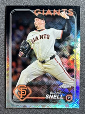 Blake Snell 2024 Topps Chrome Logofractor #218 San Francisco Giants