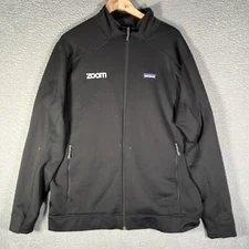 Patagonia Fleece Polartec Full Zip Black Outdoor Polyester Hiking Mens XL