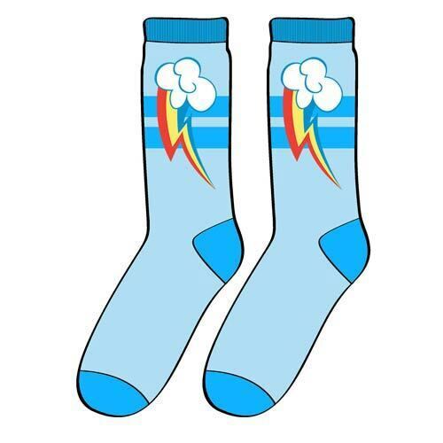 My Little Pony Rainbow Dash Cutie Mark Socks - Picture 1 of 1