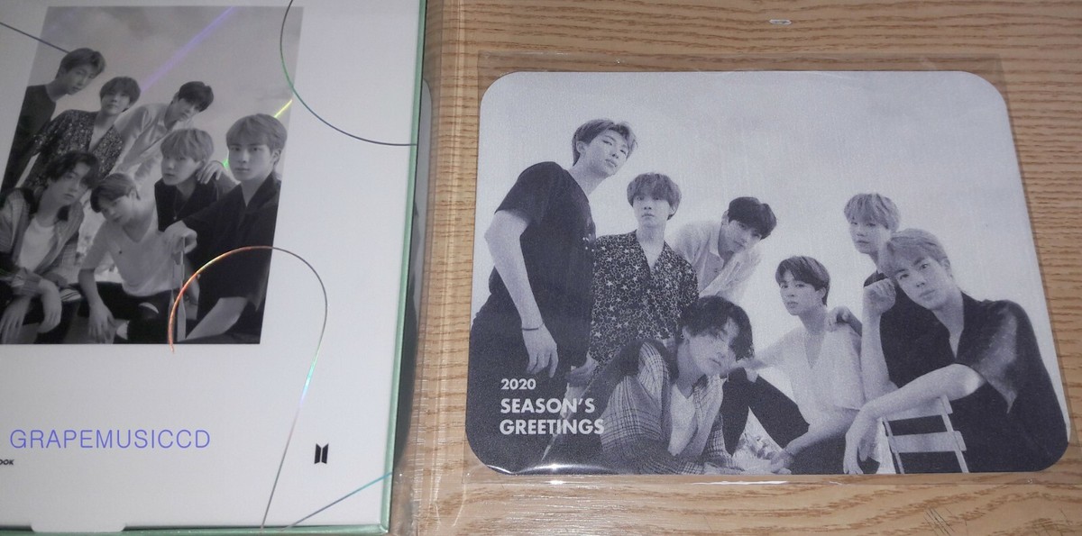 BTS 2020 SEASON'S GREETINGS CALENDAR +DIARY+ DVD + ID PHOTO