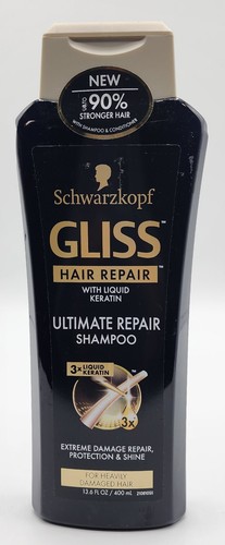 Schwarzkopf Gliss Ultimate Repair Shampoo With Liquid Keratin 13.6 fl oz New - Picture 1 of 2