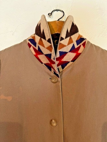 Pendleton Opening Ceremony Coat Womens Small Aztec Native American Rare Flared - Picture 2 of 11