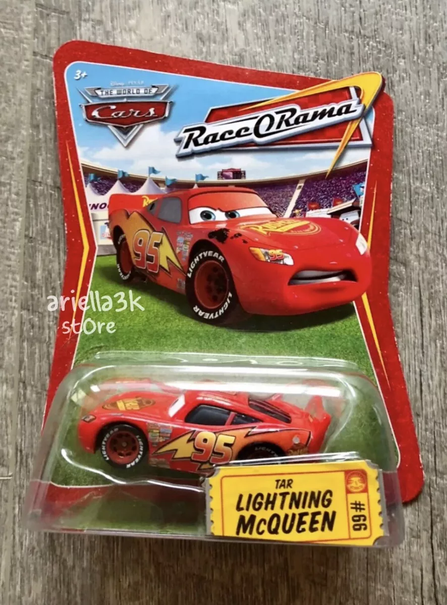  Dinoco Lightning McQueen 1:55 Scale Race O Rama Mattel : Toys &  Games