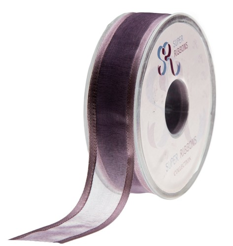 Satin Edge Organza Band Rollen 2-seitige Fläche 25 Meter einfache Breite 10-40 mm - Bild 19 von 29