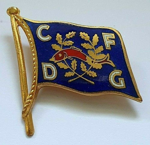 Canzer Fishing Company Emaille Stab Mützenabzeichen - Hamburg Germany - Schleppnetz - - Bild 2 von 3