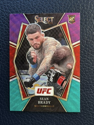 2022 SEAN BRADY PANINI SELECT UFC PREMIER LEVEL ROOKIE TRI-COLOR PRIZM RC - Picture 1 of 3