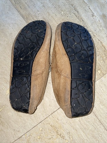 UGG Australia Ascot kastanienbraun 5775 Wildleder Lammfell Hausschuhe Halbschuh Gr. 9 - Bild 6 von 6