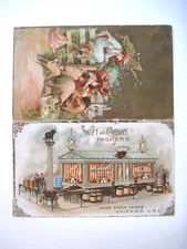 Victorian Trade Card "Swift & Co. Packers"  Union Stock Yards Chicago, USA  *